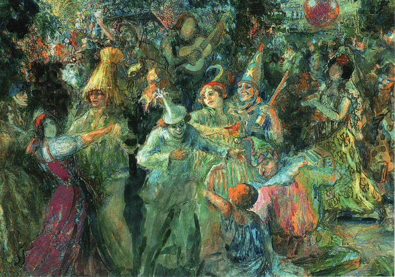 Het carnavaleske feest van Ome Joep in kasteel Geulzicht